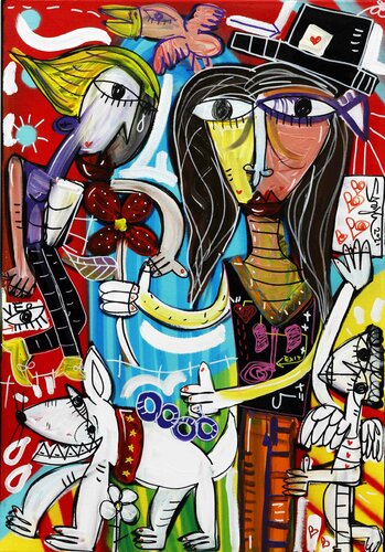 L'Incontro Fantastico van Alessandro Siviglia, Schilderij te koop op Singulart