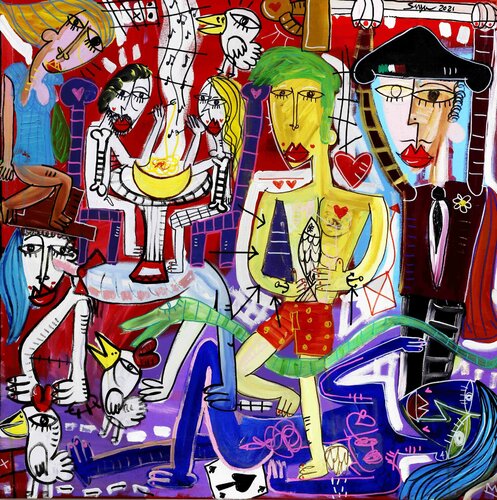 Oltre la Mente 1 di Alessandro Siviglia, Pittura in vendita su Singulart
