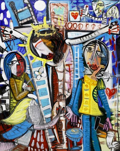 Sacrificio per Amore di Alessandro Siviglia, Pittura in vendita su Singulart