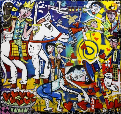 Campo de' Cuori di Alessandro Siviglia, Pittura in vendita su Singulart