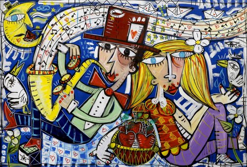 Serenata d'Amore di Alessandro Siviglia, Pittura in vendita su Singulart