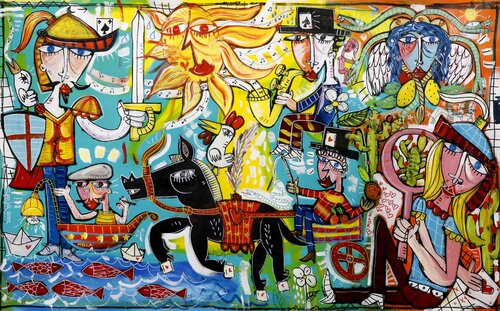 Il Sole Splende di Alessandro Siviglia, Pittura in vendita su Singulart