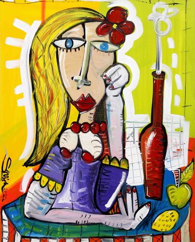 La Contadina van Alessandro Siviglia, Schilderij te koop op Singulart