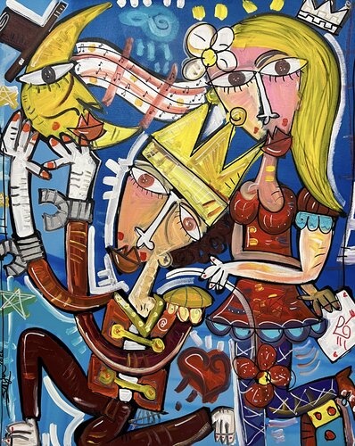 Lasciami rubare la luna per te di Alessandro Siviglia, Pittura in vendita su Singulart