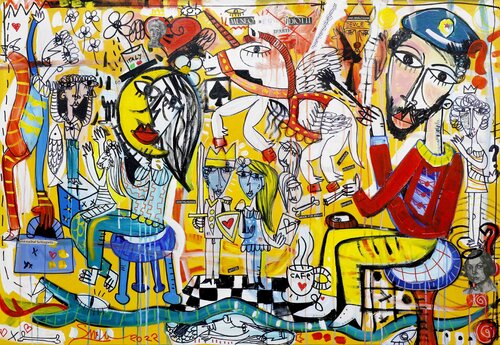 Il Museo degli Idioti van Alessandro Siviglia, Schilderij te koop op Singulart