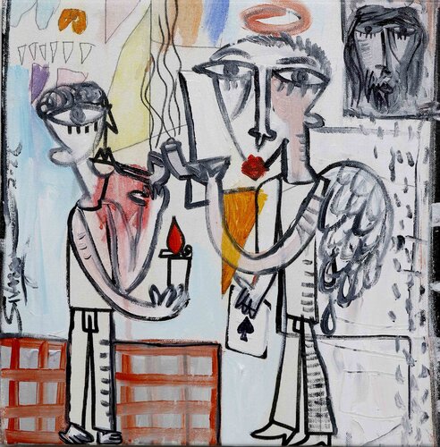 Angioletto che fuma il Crack Alessandro Siviglia