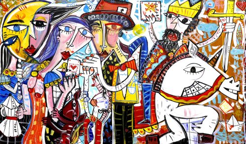 I Sacrifici Colorati van Alessandro Siviglia, Schilderij te koop op Singulart
