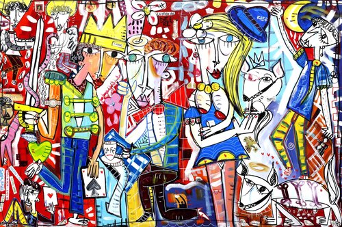 La Sfida del Re van Alessandro Siviglia, Schilderij te koop op Singulart