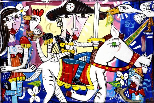 Il Sindaco di Alessandro Siviglia, Pittura in vendita su Singulart