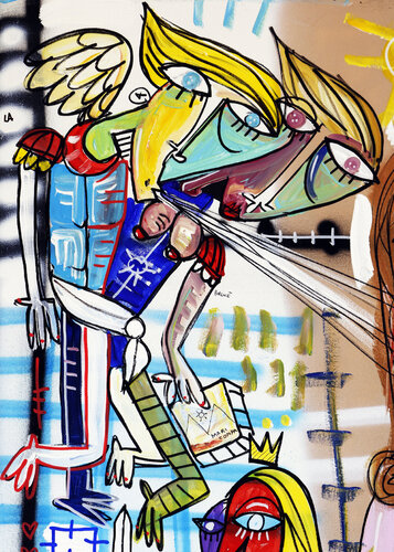 Zefiro e Aura di Alessandro Siviglia, Pittura in vendita su Singulart