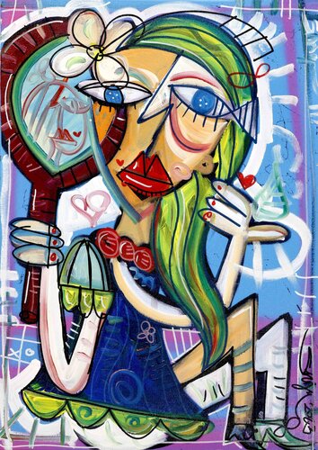 La Bella Donna van Alessandro Siviglia, Schilderij te koop op Singulart