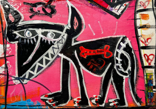 El Perro Negro di Alessandro Siviglia, Pittura in vendita su Singulart