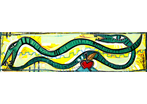 Fossa di Serpenti van Alessandro Siviglia, Schilderij te koop op Singulart