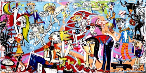 Cheek to Cheek van Alessandro Siviglia, Schilderij te koop op Singulart
