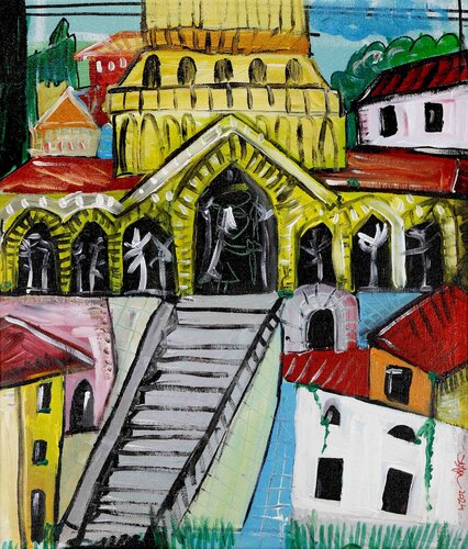 Duomo di Amalfi par Alessandro Siviglia, Peinture en vente sur Singulart