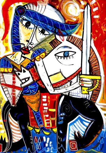 Il Pupo Combattente di Alessandro Siviglia, Pittura in vendita su Singulart