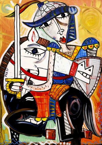 Listo para la Guerra di Alessandro Siviglia, Pittura in vendita su Singulart