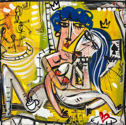Hot Love di Alessandro Siviglia, Pittura in vendita su Singulart
