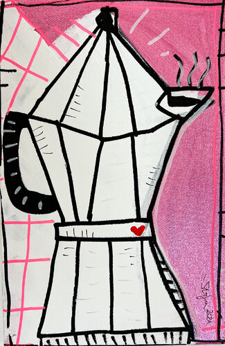 Caffè Lungo van Alessandro Siviglia, Schilderij te koop op Singulart
