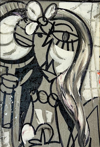 Fotomodella Povera van Alessandro Siviglia, Schilderij te koop op Singulart