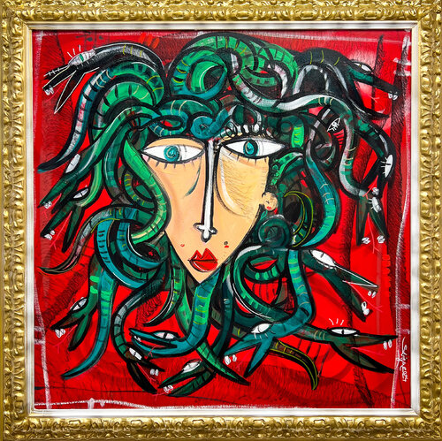 La Medusa 2024 di Alessandro Siviglia, Pittura in vendita su Singulart