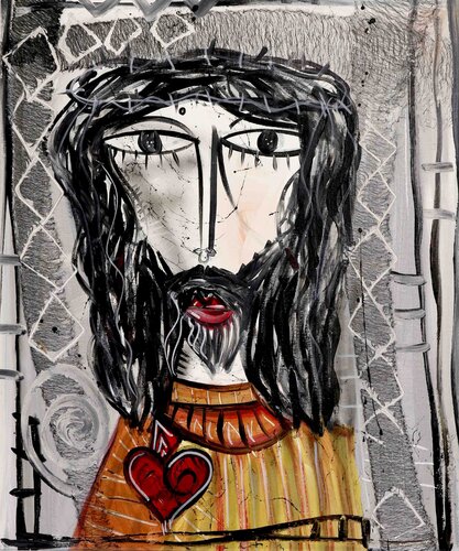 Gesù Cristo Onnipotente van Alessandro Siviglia, Schilderij te koop op Singulart
