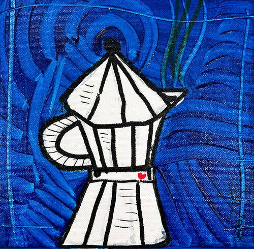 Il Caffettino van Alessandro Siviglia, Schilderij te koop op Singulart