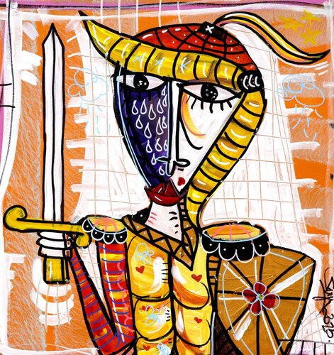 Soldato in Lacrima van Alessandro Siviglia, Schilderij te koop op Singulart