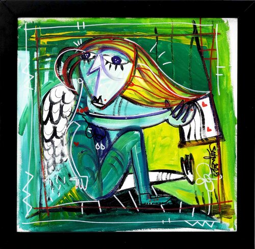 The Vegan Goddess van Alessandro Siviglia, Schilderij te koop op Singulart