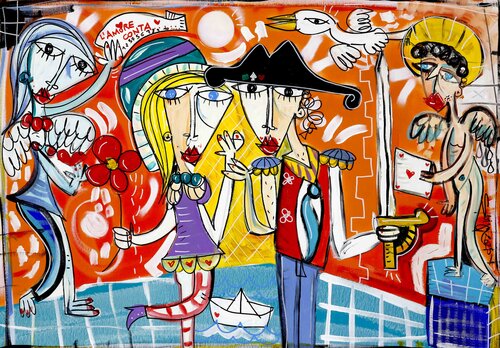 L'Amore Conta van Alessandro Siviglia, Schilderij te koop op Singulart