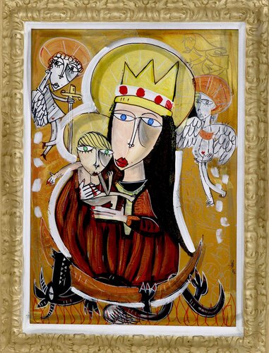 A Mamma e tutt e mamme di Alessandro Siviglia, Pittura in vendita su Singulart