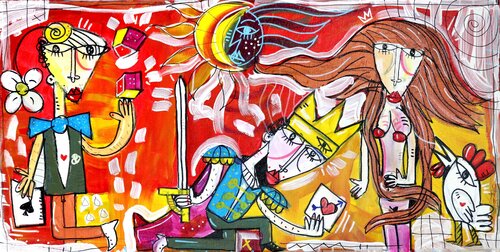 La Dea dell'Eros van Alessandro Siviglia, Schilderij te koop op Singulart