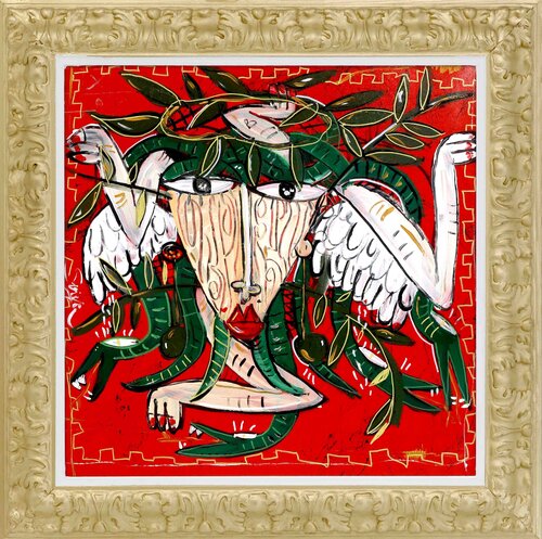 Trinacria Ulivo van Alessandro Siviglia, Schilderij te koop op Singulart