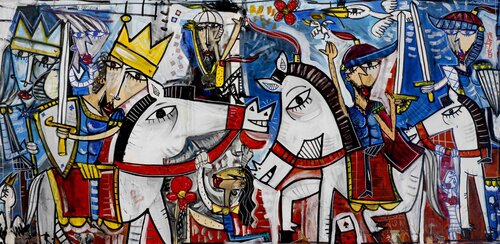 Guerra d'Autore van Alessandro Siviglia, Schilderij te koop op Singulart