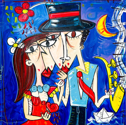 Occhio al Cuore di Alessandro Siviglia, Pittura in vendita su Singulart
