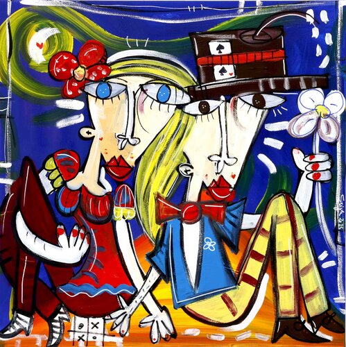 Il Ritratto degli Sposi by Alessandro Siviglia, Painting for Sale on Singulart