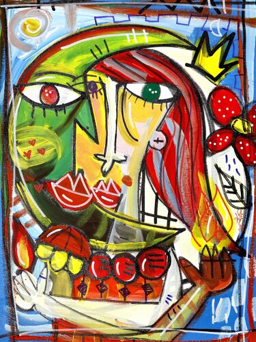 La Dominatrice del Fuoco by Alessandro Siviglia, Painting for Sale on Singulart