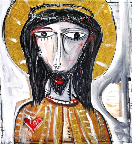 Gesù di Nazareth de Alessandro Siviglia, Pintura a la venta en Singulart