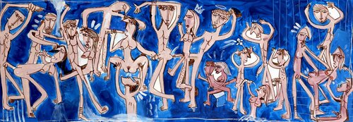 L'Orgia Blu von Alessandro Siviglia, Malerei kaufen auf Singulart