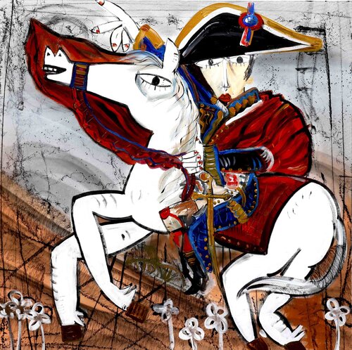 Napoleona a Cavallo van Alessandro Siviglia, Schilderij te koop op Singulart