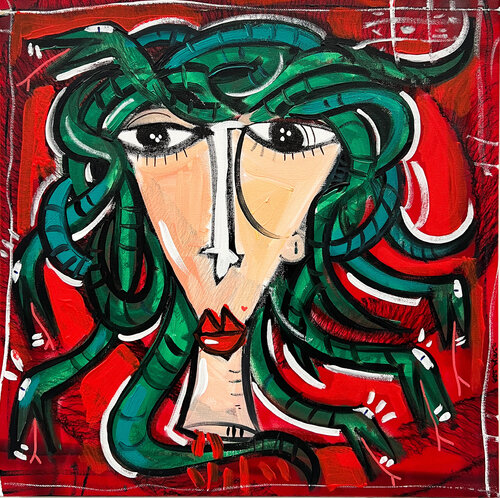 Lo Sguardo della Medusa van Alessandro Siviglia, Schilderij te koop op Singulart