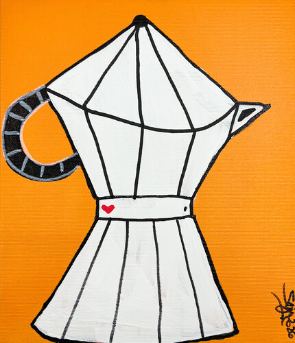 Caffè Arancione von Alessandro Siviglia, Malerei kaufen auf Singulart