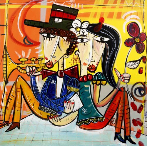 Il Tromba Amore von Alessandro Siviglia, Malerei kaufen auf Singulart