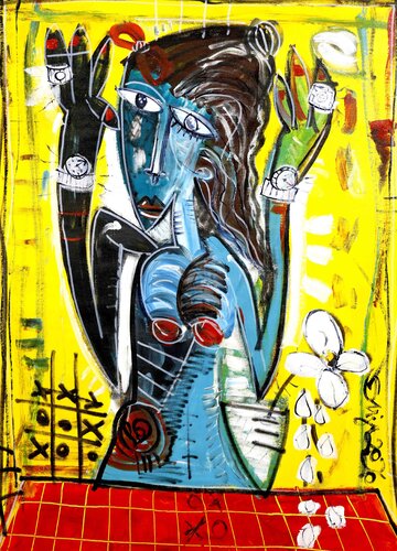 La Dama del Lusso par Alessandro Siviglia, Peinture en vente sur Singulart