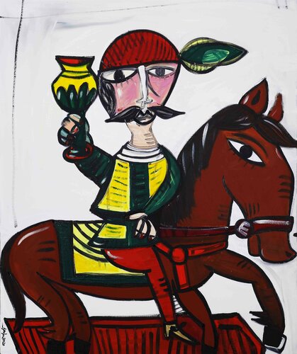 Nove di Coppe di Alessandro Siviglia, Pittura in vendita su Singulart