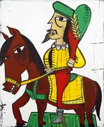 Nove di Bastoni di Alessandro Siviglia, Pittura in vendita su Singulart