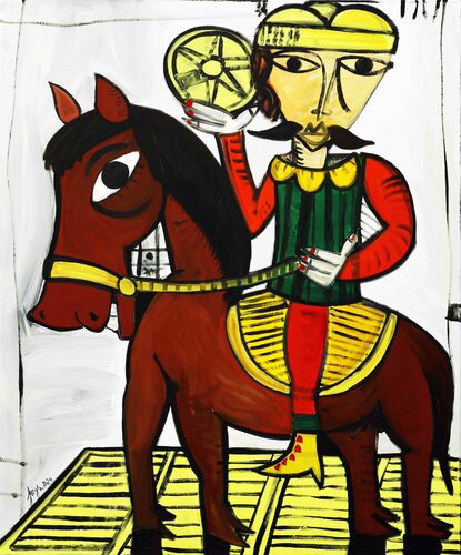 Nove di Denari di Alessandro Siviglia, Pittura in vendita su Singulart