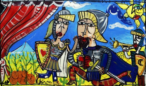 Orlando Il Furioso dona il suo cuore ad Angelica Alessandro Siviglia