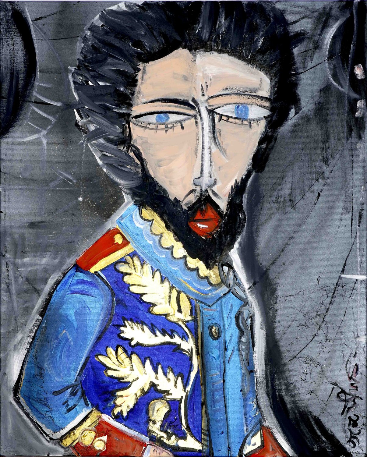 Il Generale Alessandro Siviglia Original painting for sale