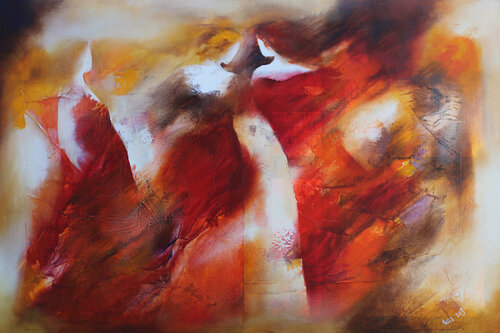 Teatro 05-04 van Wil Lof, Schilderij te koop op Singulart